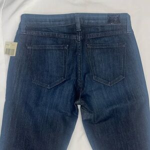 New Guess Brittney Skinny Leg Denim Dark Wash Jeans 25